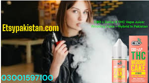 Original CBD + Delta-9 THC Vape Juice: Wedding Cake – Hybrid In Quetta= 03001597100