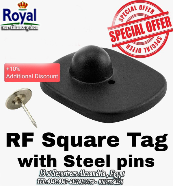 ???? ???? RF Hard Tag المربع الأصلي بجودة عالية وسعر منافس! تاج سرقة لمحلات الملابس متوفر دلوقتي وبكميات