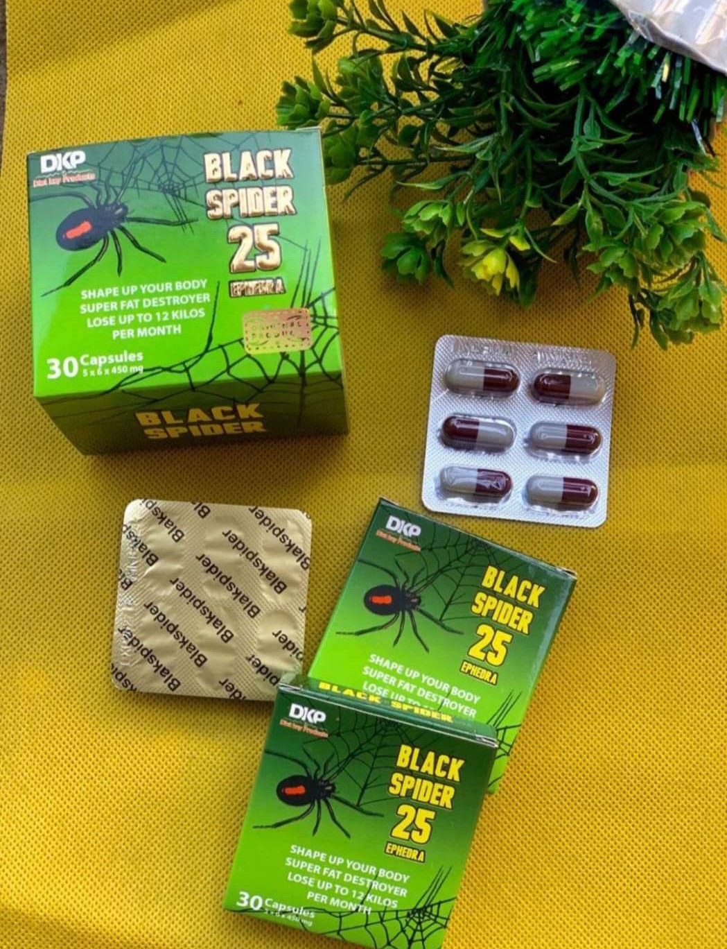 كبسولات بلاك سبايدر للتخسيس Black spider هو الحل السحرى و الأمثل لمشكلة السمنه