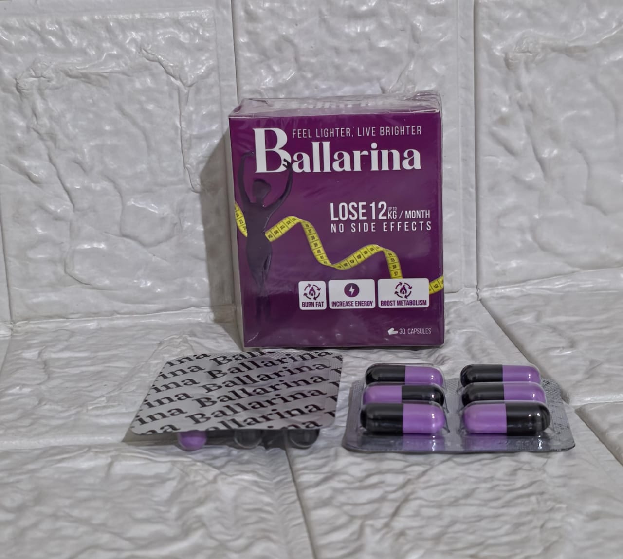 كبسولات بلارينا للتخسيس Ballarina مصنع خصيصا للحد من الشعور بالجوع دون التقيد بالسعرات الحرارية 
