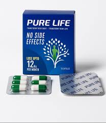 كبسولات بيور لايف للتخسيس PURE LIFE تستخدم لدعم فقدان الوزن بشكل طبيعي
