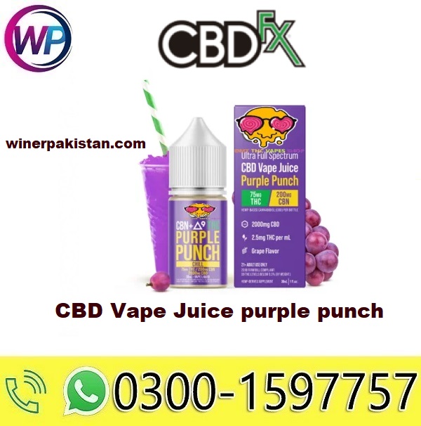 CBD VAPE JUICE PURPLE PUNCH 10ML Faisalabad 03001597757 