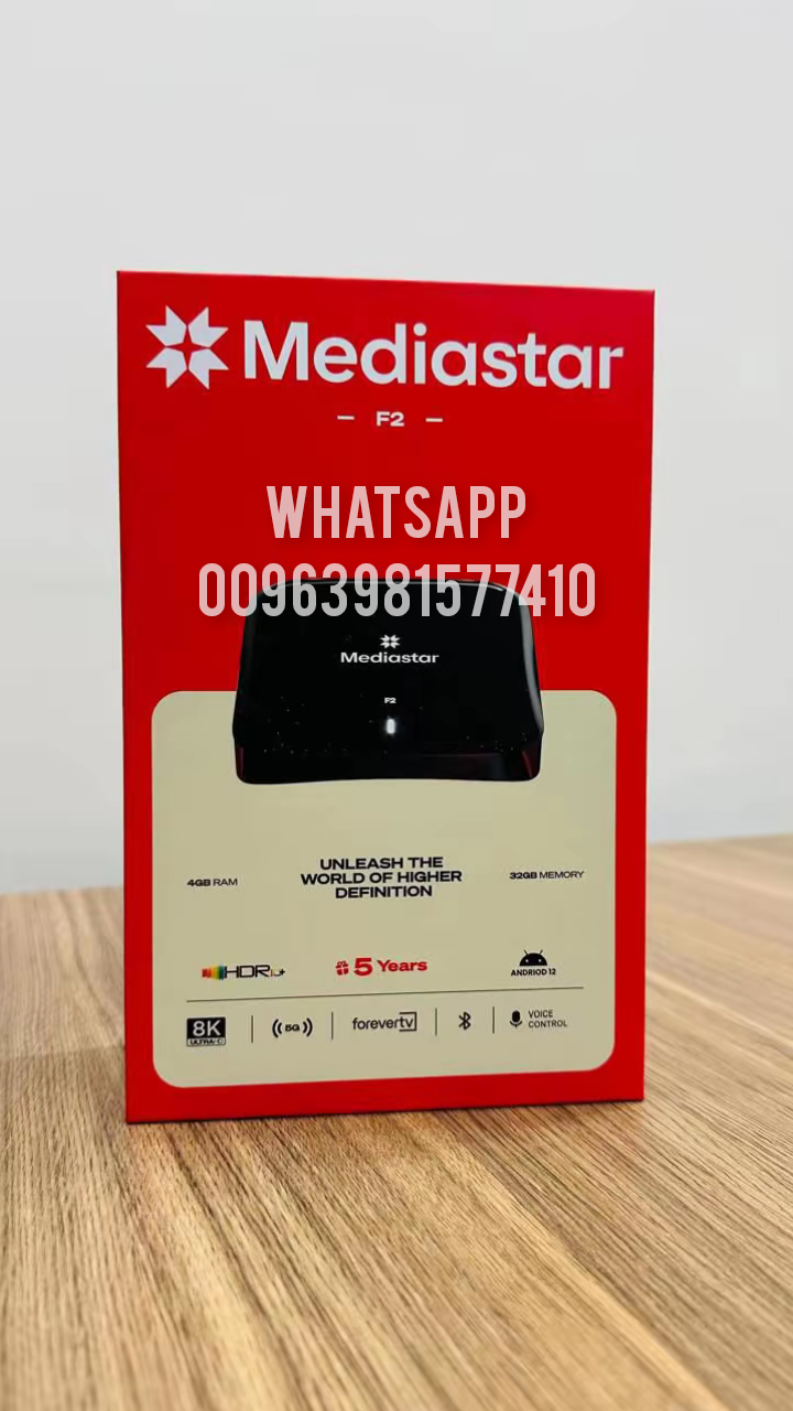 MEDIASTAR F2 8k 5G ANDROID OS 12