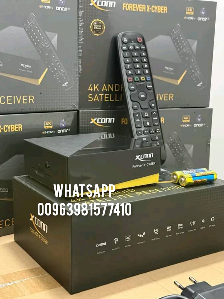 XCONN FOREVER X-CYBER Satellite Receiver Android IPTV. XCONN FOREVER X-CYBER Satellite Receiver Andr