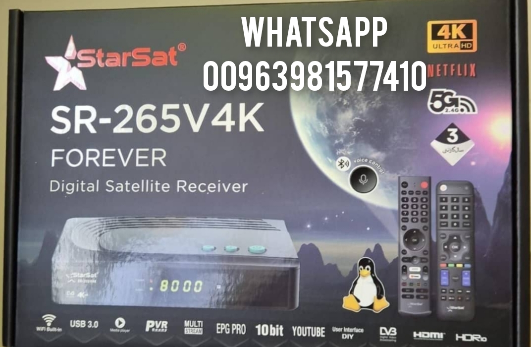 STARSAT SR-265V4K Linux STARSAT SR-265V4K Linux STARSAT SR-265V4K Linux ستارسات 