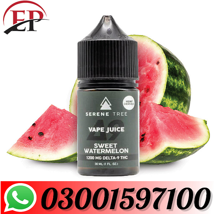 New Delta-9 THC Sweet Watermelon Vape Juice 1200mg In Lahore=03001597100