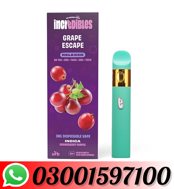 URB x Incredibles Disposable 3G Price In Sukkur - 03001597100