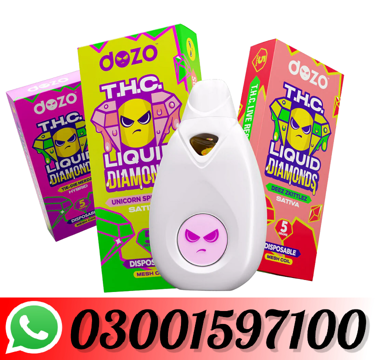 Dozo Thc Liquid Diamonds – 5g Disposable In Multan - 03001597100