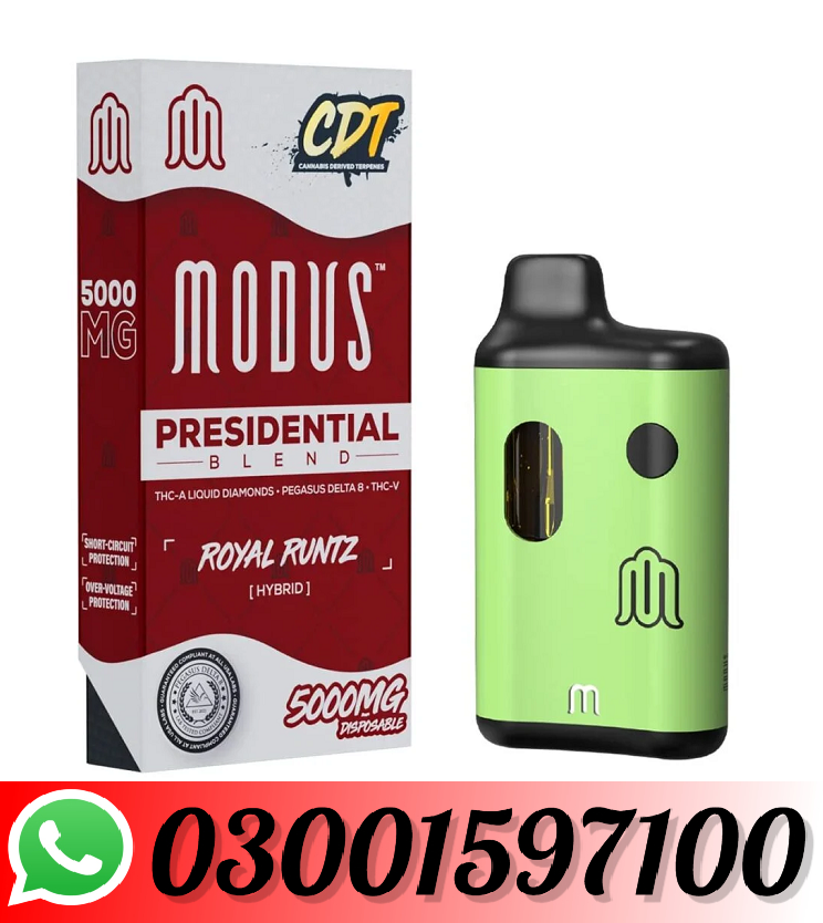 Modus Presidential Blend Disposable 5G In Sargodha -03001597100