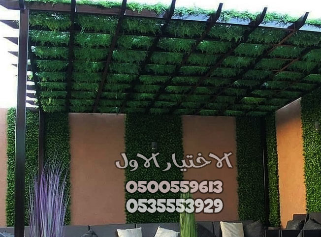 تركيب وتصميم مودرن برجولات جلسات خارجية خشبية  0500559613 ومظلات حدائق مودرن