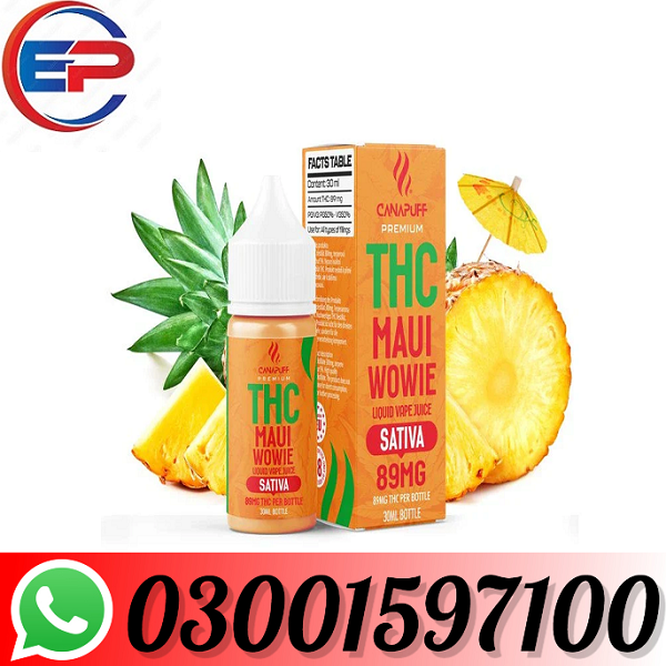 Branded THC Liquid 89mg – Maui Wowie – 30ml In Khanewa  =03001597100