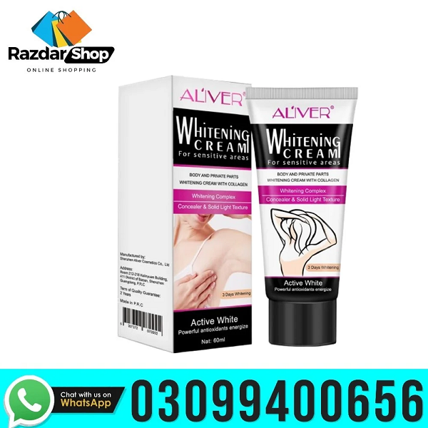 Aliver Whitening Cream in Hderabad | 03099400656