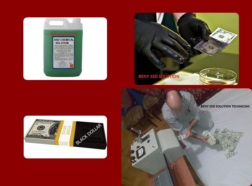 BLACK MONEY CLEANING SSD SOLUTION CHEMICAL