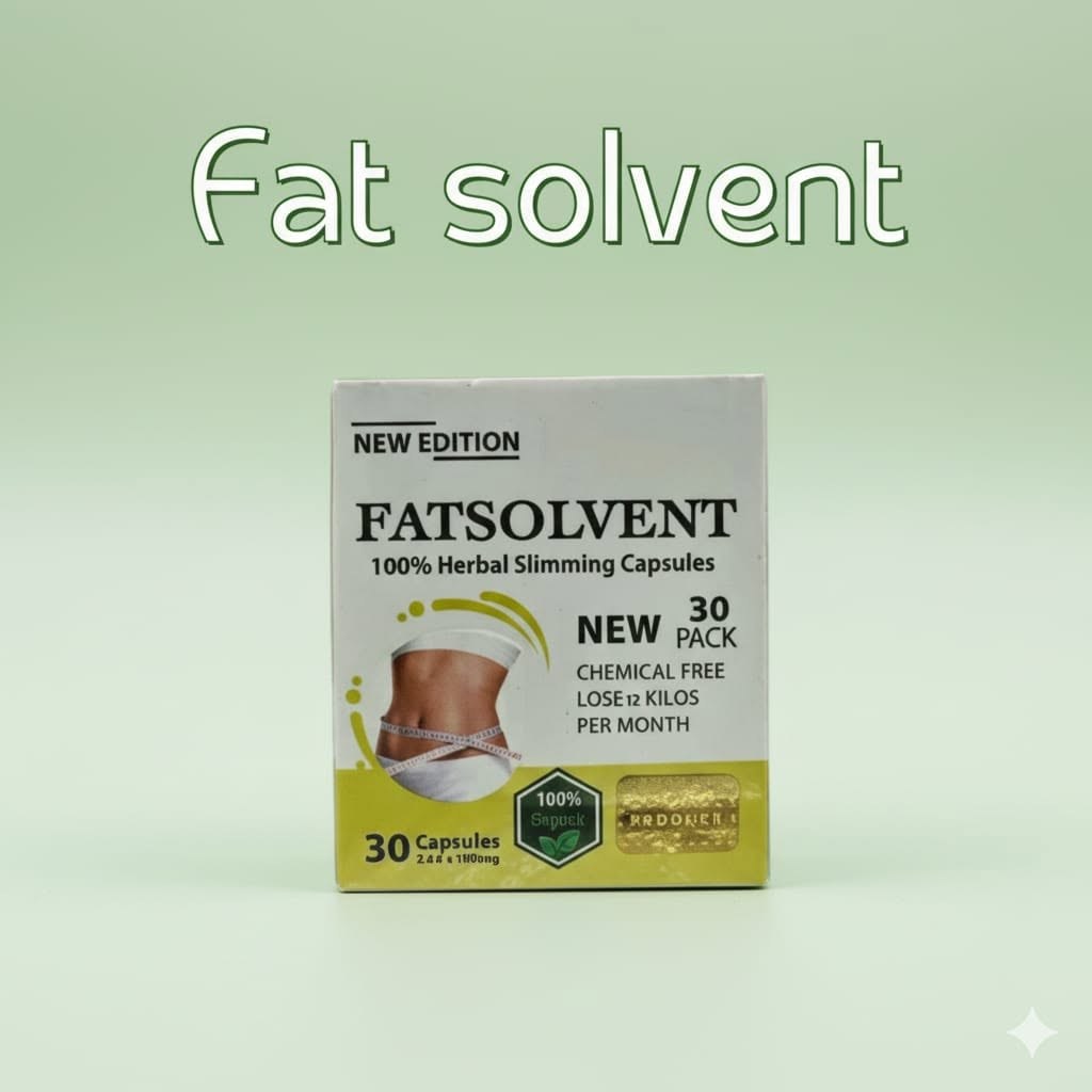 كبسولات فات سولفينت  Fat Solvent الحل السريع والآمن للتخلص من الوزن الزائد