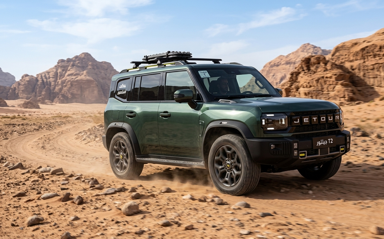 Rent a JETOUR T2 from Borg El Arab Airport to Hilton Alexandria