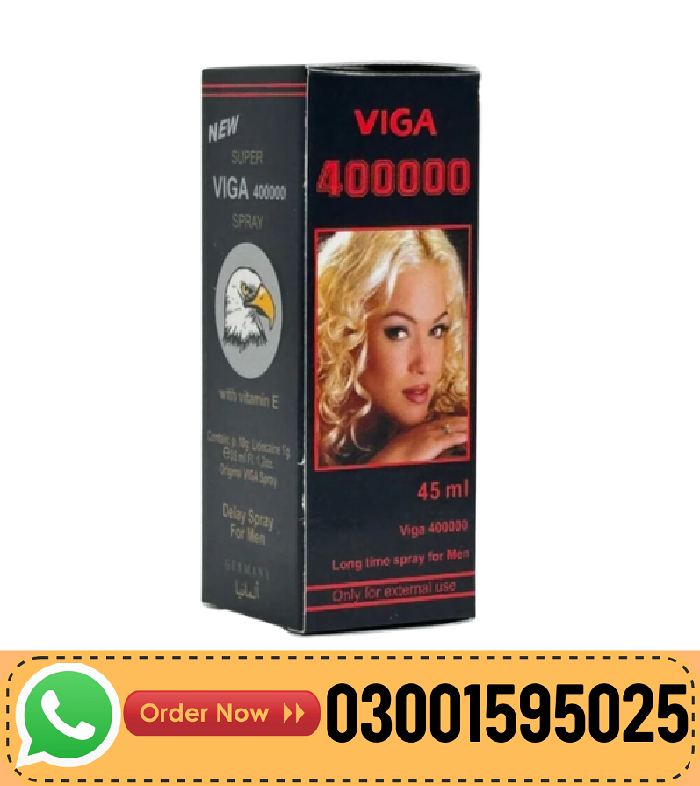 Super Viga 400000 Delay Spray for Men – Premium Long-Lasting Timing Spray | 45ML | Price in Pakistan