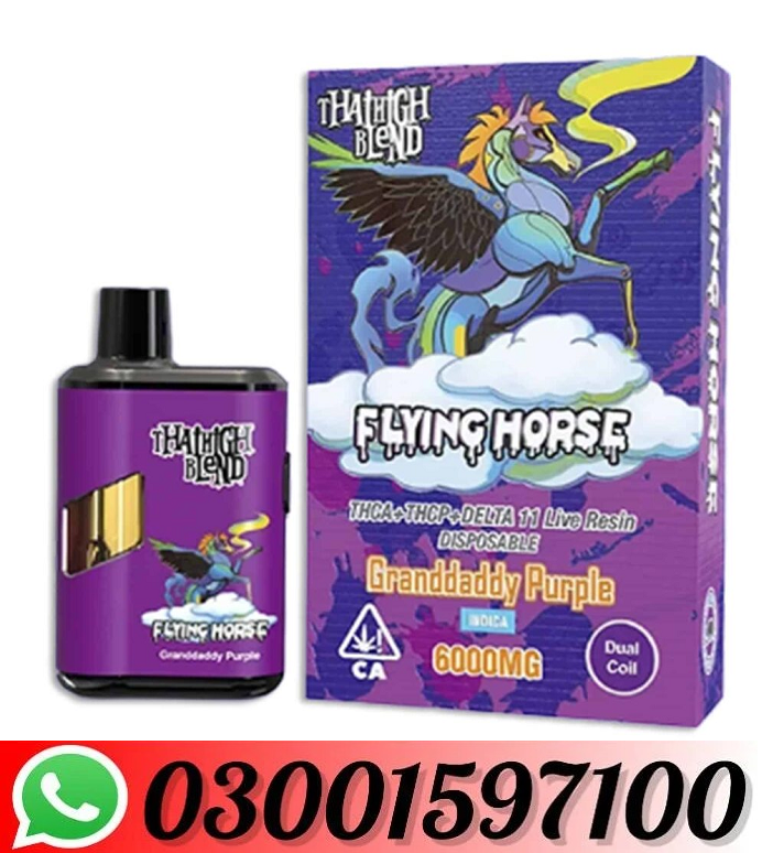 Flying Horse Blend New Device Disposables 6g In Pakistan=03001597100