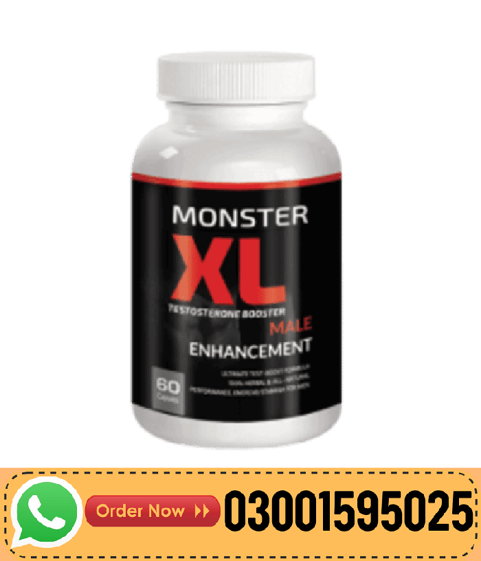 Monster Xl Testosterone Booster Male Enhancement 60 Capsules In Pakistan Ultimate Male Strength & Pe