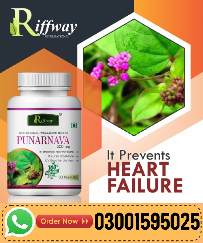 Riffway Punarnava Liver Support Capsules – Natural Liver Care in Pakistan