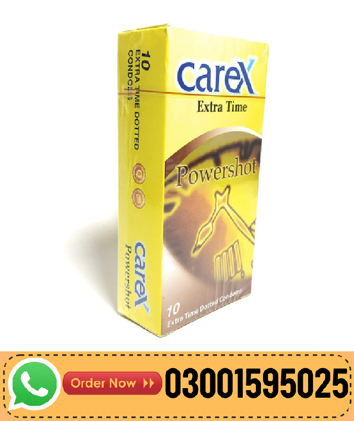 Original Carex Extra Time Powershot Condoms In Pakistan