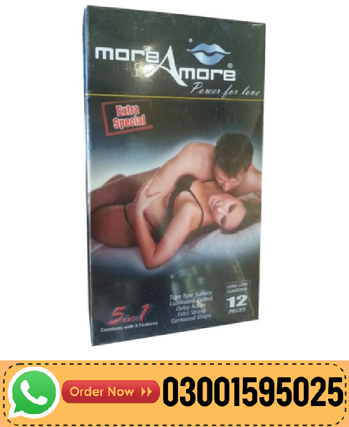 Buy Original Product More Amore Extra Special Condoms In Pakistan 