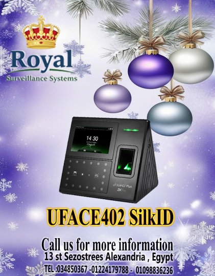 اجهزة حضور و انصراف في اسكندرية  ZKTeco - UFACE 402   للشركات و المؤسسات الكبيرة