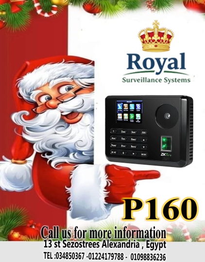 لو بتدور على نظام حضور وانصراف دقيق وموثوق لشركتك حل عندك هو P160 من ZKTeco ????