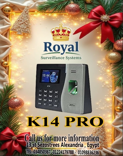 حلول ذكية لإدارة الموارد البشرية في الإسكندرية ????ZKTeco K14 Pro