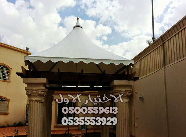 مظلات سيارات الاختيار الاول - سواتر ومظلات الرياض - برجولات الحدائق - O55377OO74 - انواع المظلات