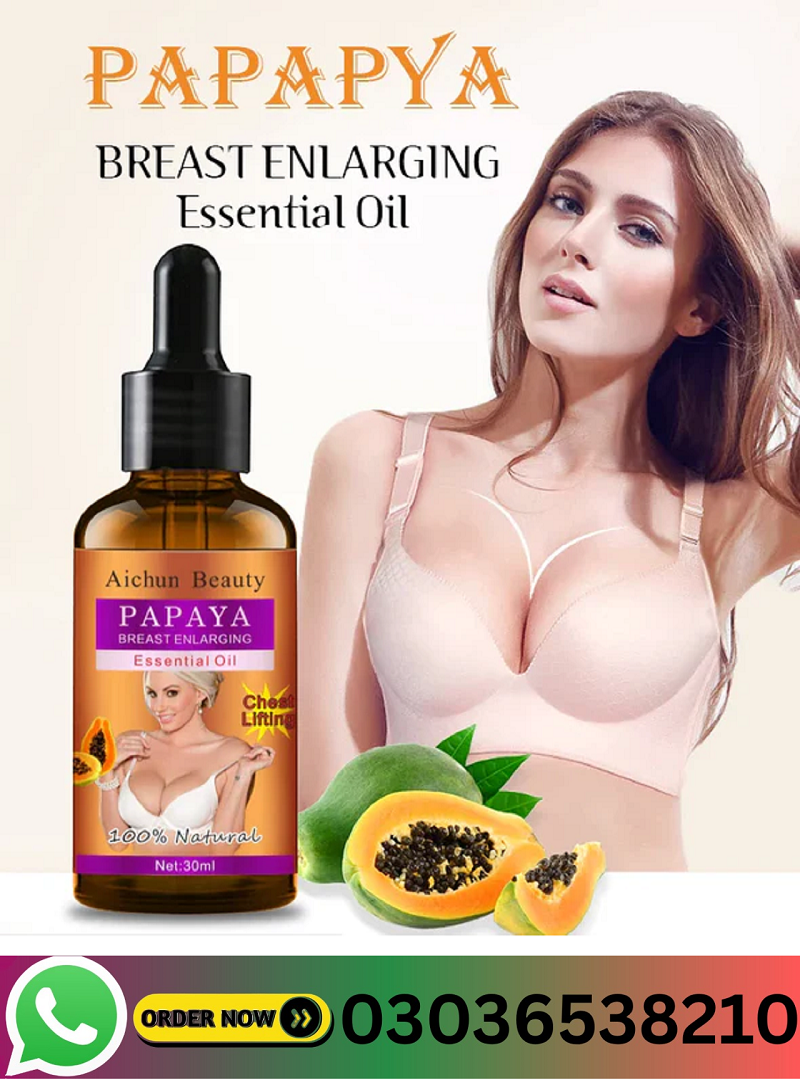 AICHUN BEAUTY Pack of 2 Papaya Breast Enlargement Essential Oil and Cream In Peshawar/03036538210  