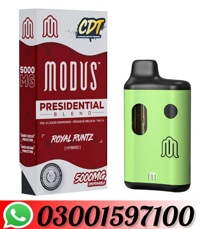 Modus Presidential Blend Disposable 5G In Rawalpindi=03001597100