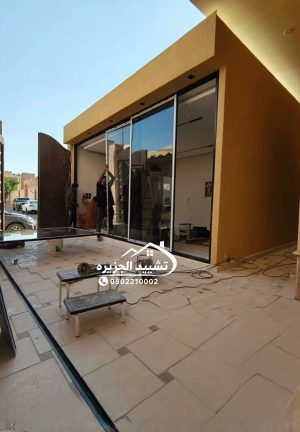 تركيب مجالس الرياض بواجهة زجاجية تركيب مجلس مودرن الرياض