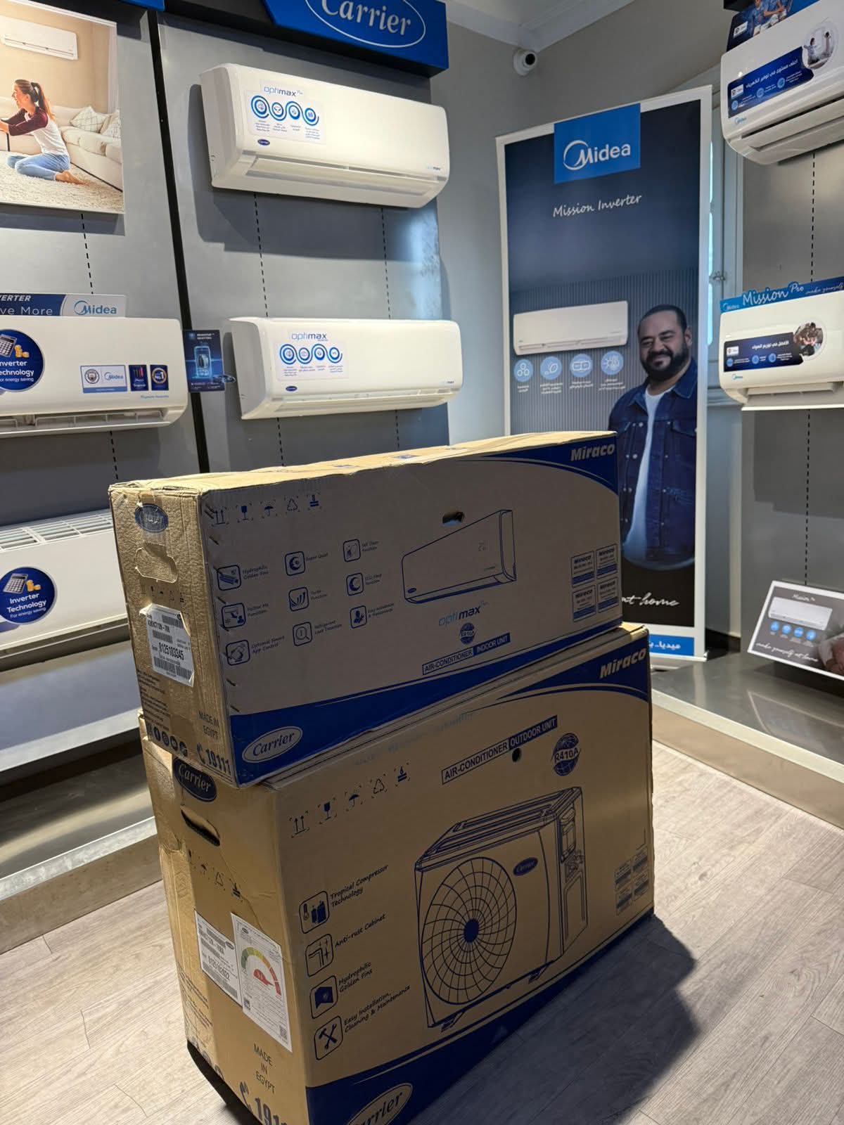  كاريير 1.5 حصان بارد | أقوى تبريد في مصر بأقل استهلاك طاقة! ????❄️