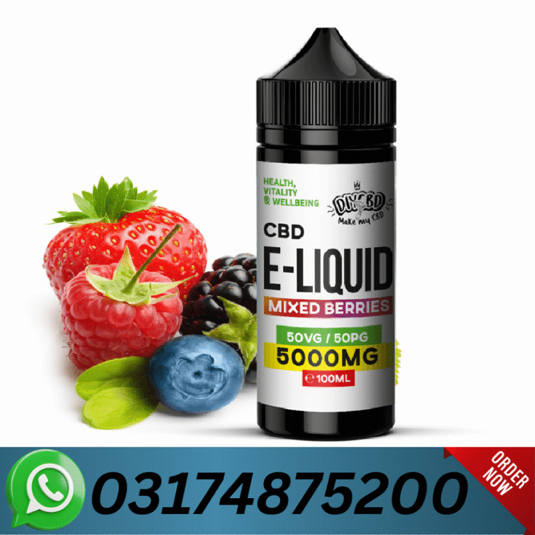 CBD E-Liquid 5000MG Mixed Berries Price In Pakistan=03174875200