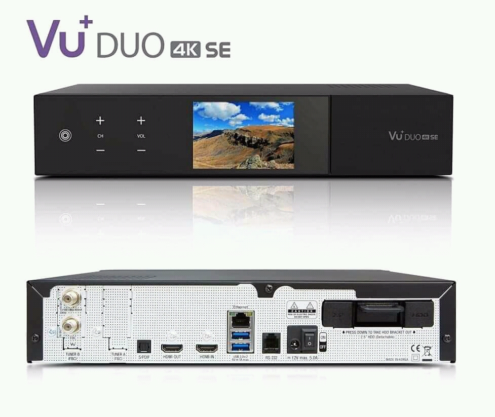 VU+ Duo4K SE 2-DVBS2X MS FBC