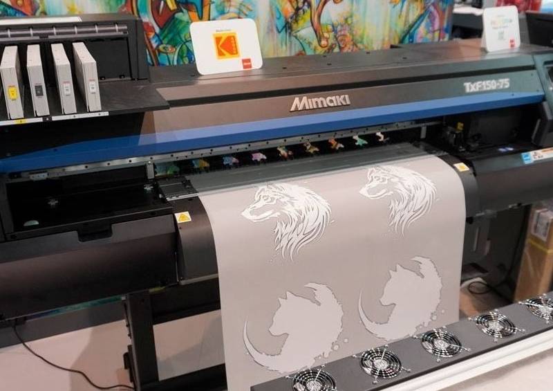 Mimaki TXF150-75 DTF printer Mimaki's first DTF (Direct To Film) printer