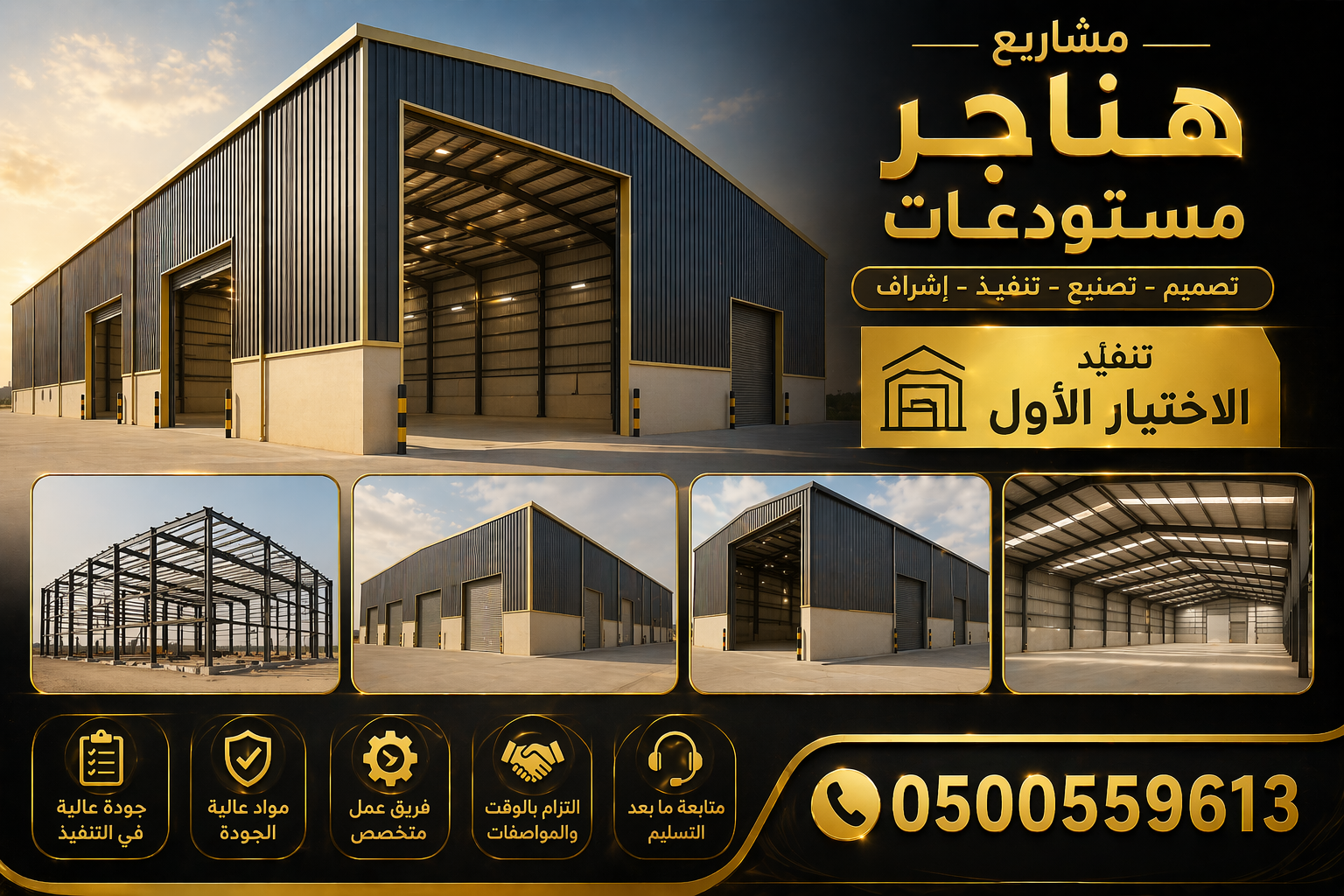 تركيب هناجر مستودعات تركيب غرف ساندوتش بانل اسعار الهناجر تركيب مصانع ورشات هناجر معارض سيارات