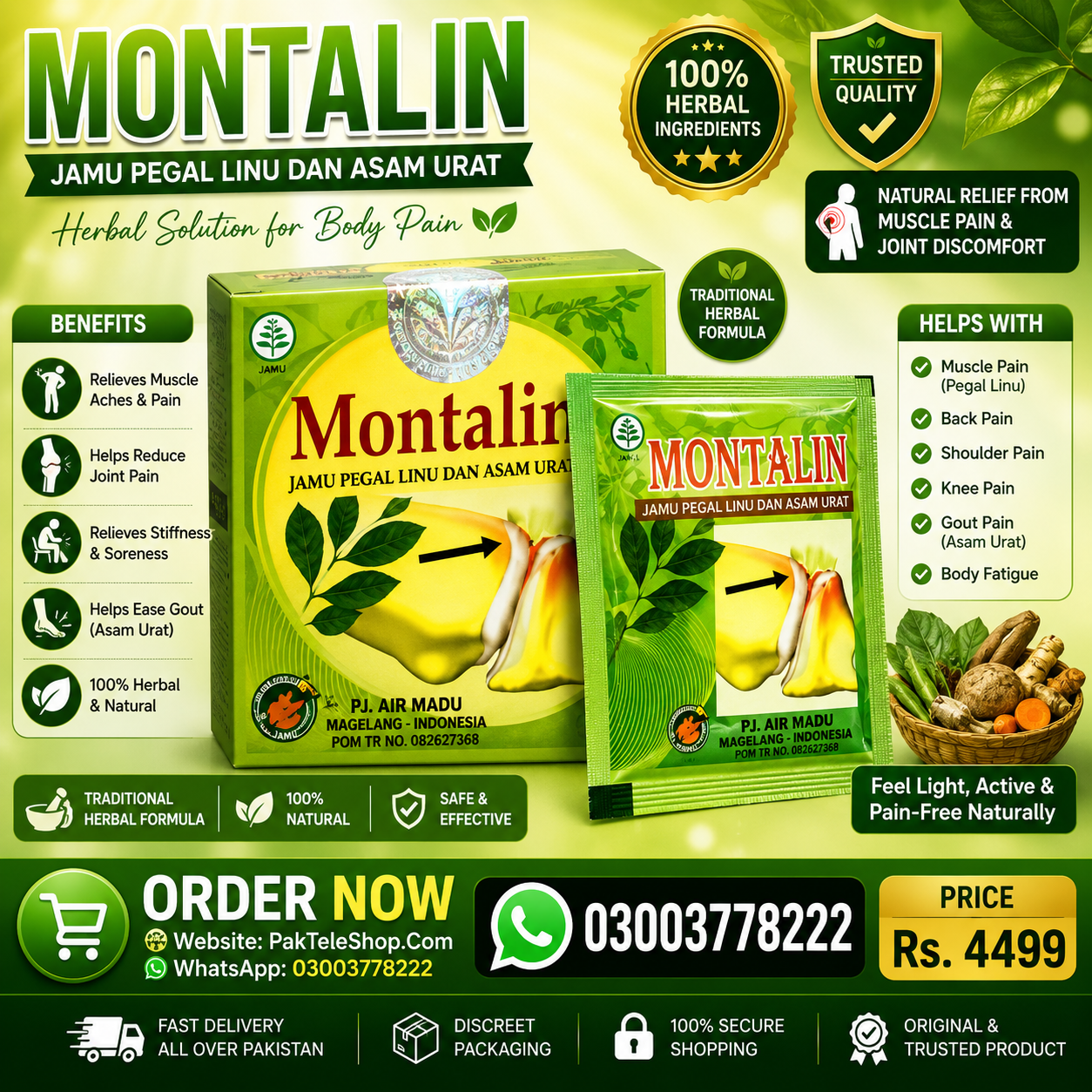 Montalin Capsule Price in Pakistan | Buy Original Montalin Capsules Online
