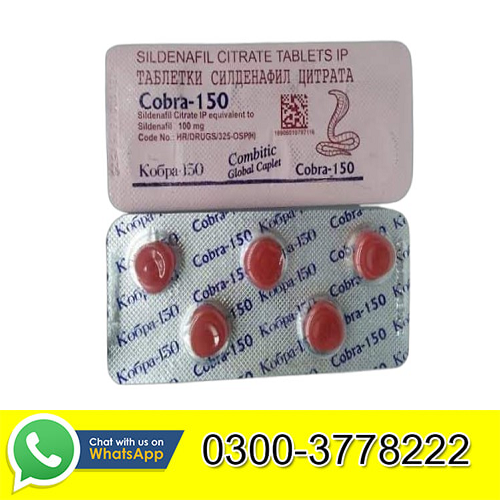 Original Black Cobra 150mg Tablets in Pakistan | Fast Delivery
