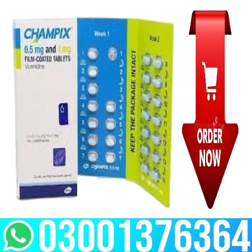 Varenicline 1mg Tablets are a clinically proven smoking cessation medicine that helps Faisalabad 