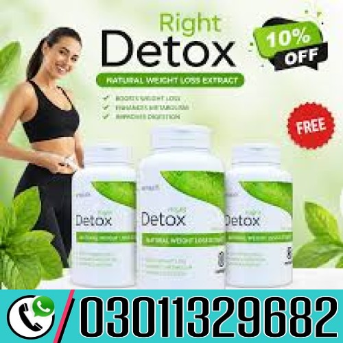 Nutright Right Detox Weight Loss Tablets in Pakistan 1.100% Natural Weight Loss Extract 2.Burns Fat 