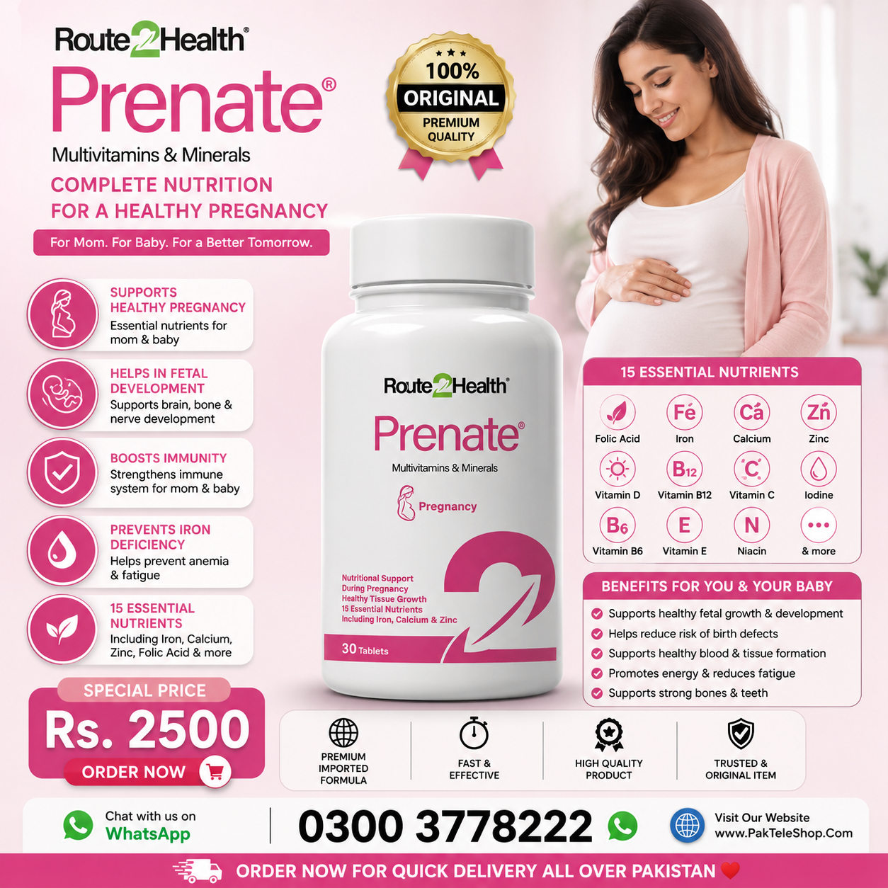 Prenate Tablets In Pakistan | PakTeleShop - Online Shopping
