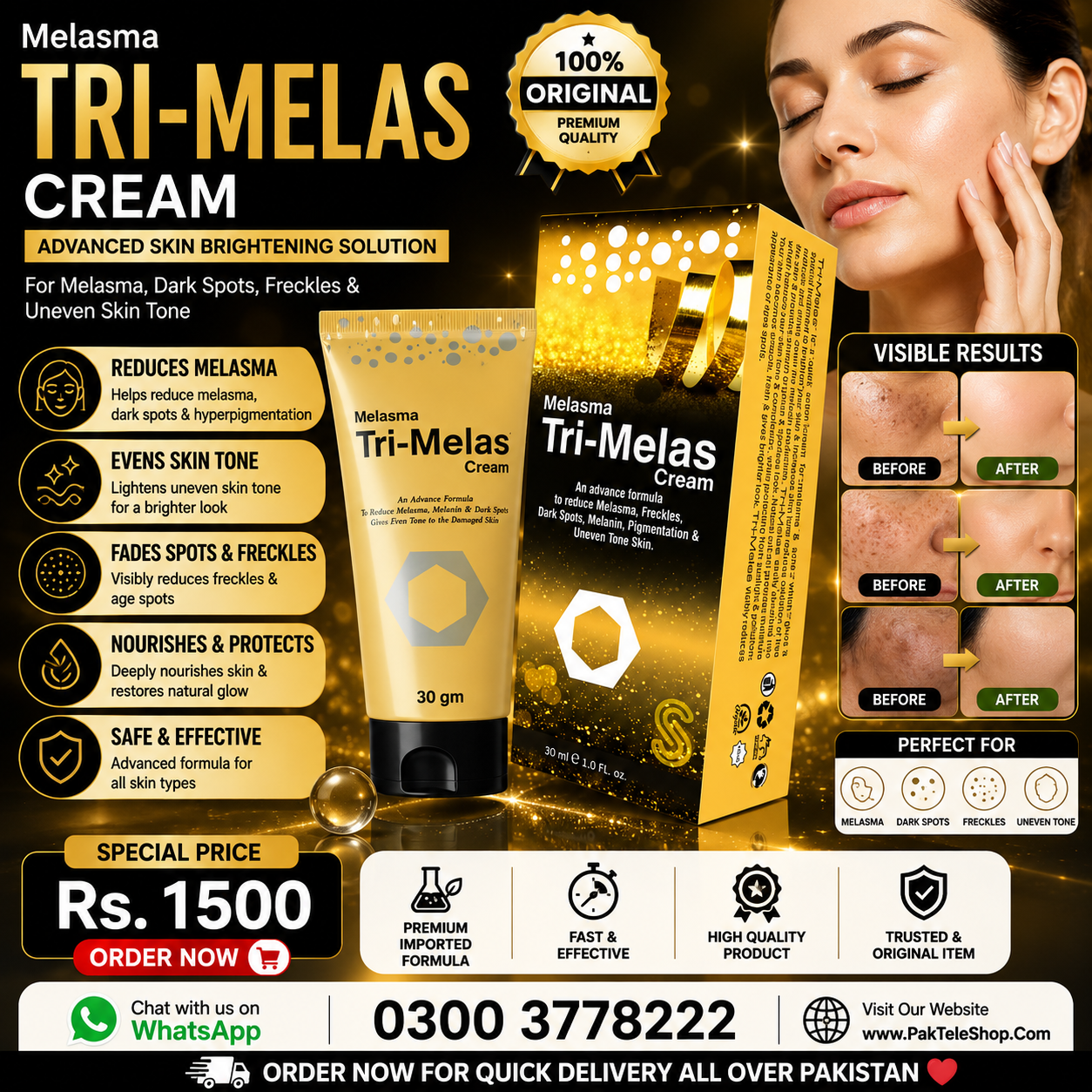  xsdfnhjmloghy\afuihygg Tri Melas Cream In Pakistan | PakTeleShop