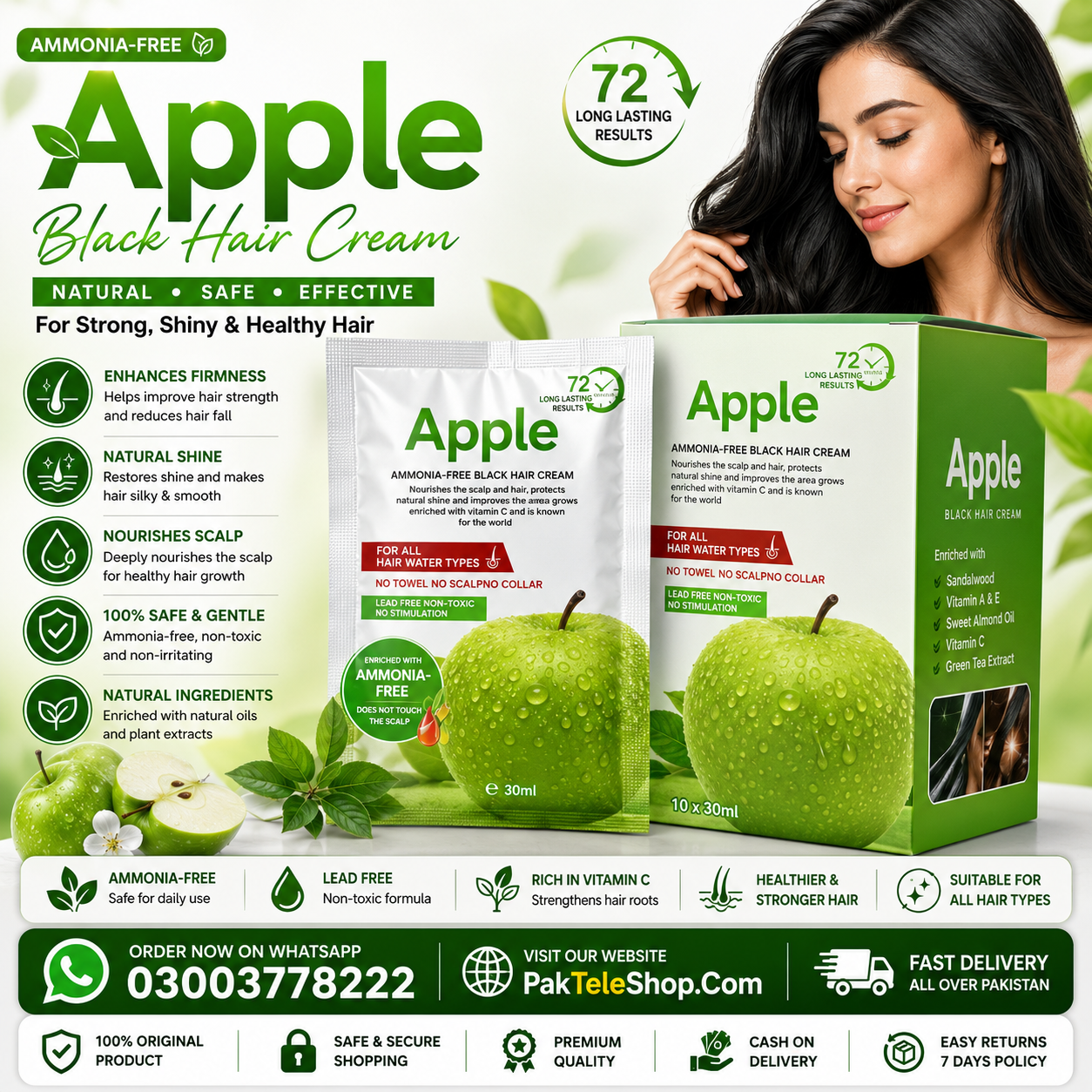 Apple Hair Color Pouch Price In Pakistan - Best Color In Pakistan | 0300-3778222