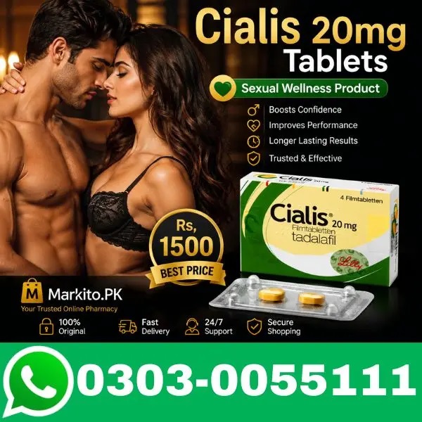 Buy Cialis 20mg Tablets Online in Pakistan at Affordable Prices