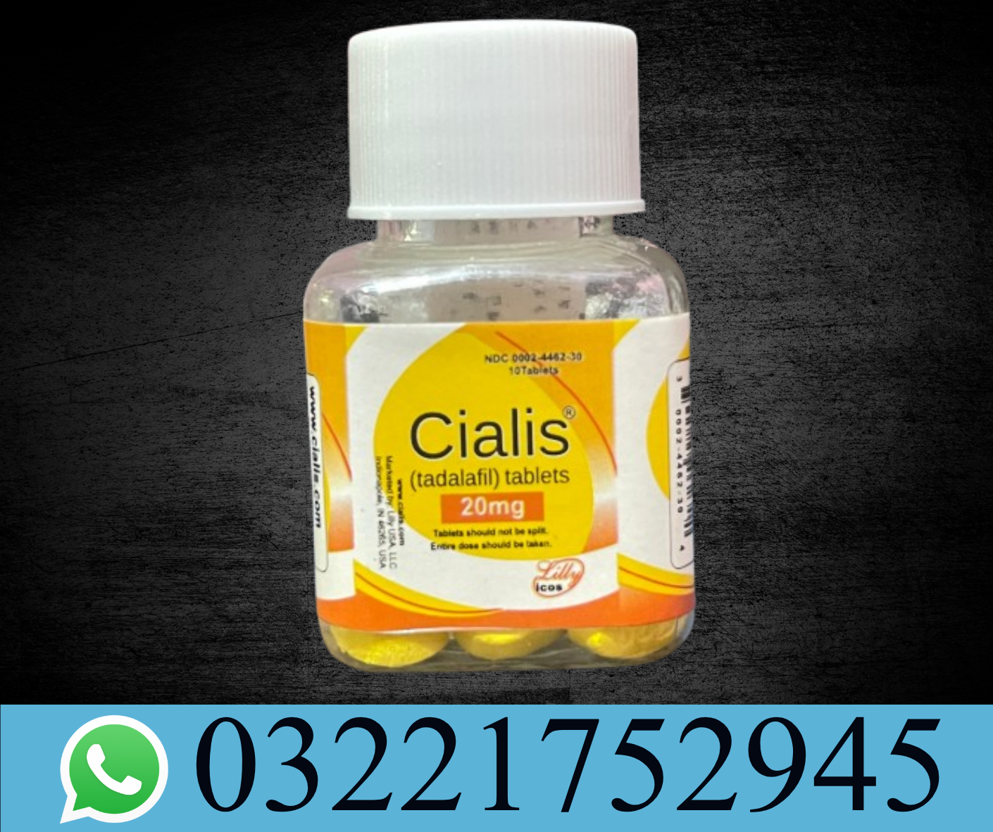 Cialis 20mg 10 Tablets Pack Price in Pakistan – Original Tadalafil Tablets
