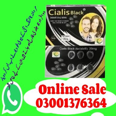 Cialis Black Tablets 20mg in Islamabad | Tadalafil Prescription ED Medication