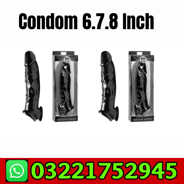 Silicone Dragon Condom 7 Inch Black in Pakistan | Premium Reusable Silicone Sleeve