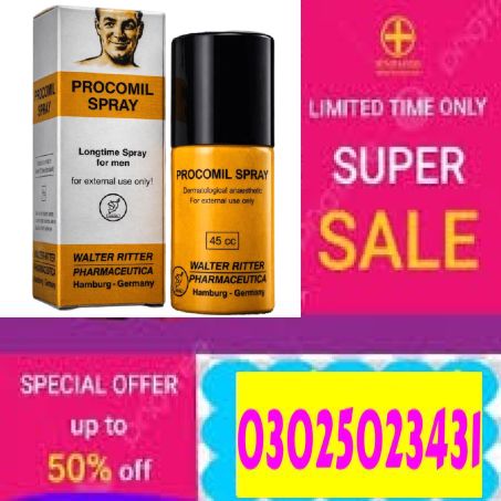 Timing Spray Procomil Spray 45cc In Islamabad && Mens