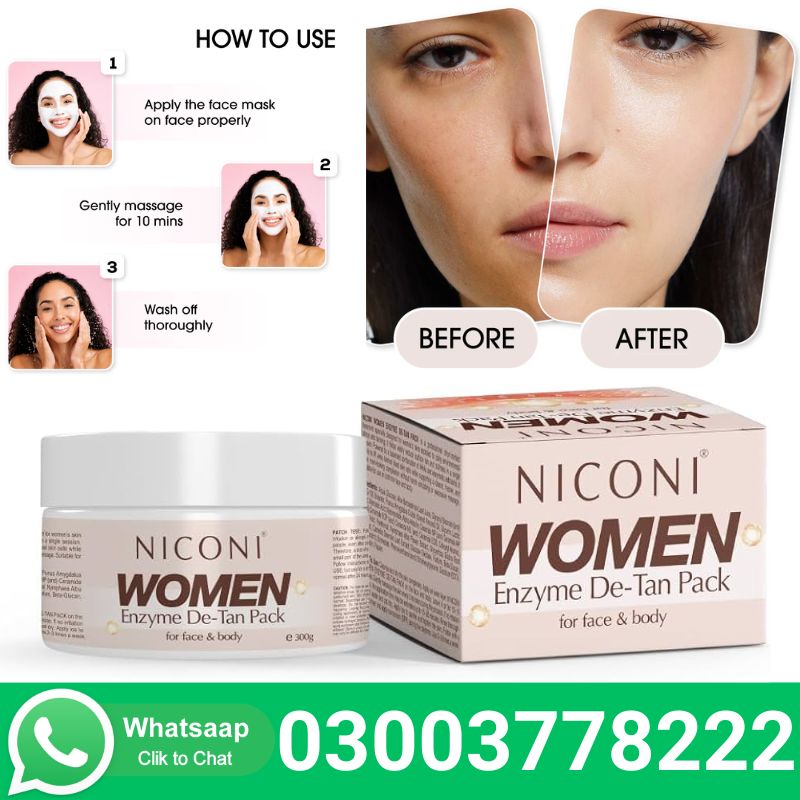 Niconi Women Enzyme De-Tan Pack Price In Pakistan | PakTeleShop